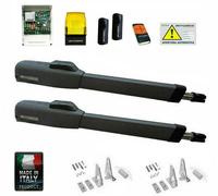 KIT AUTOMAZIONE CANCELLI ANTE BATTENTI SI ADATTA A GENIUS MISTRAL 300 230V 4MT