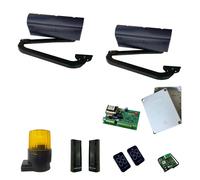 Kit automazione cancello a 2 ante braccio articolato FAAC Genius TRIGON 433rc