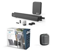 Kit automazione cancello a battente 2 ante 24V Teha 410 Avidsen con Pannello Solare e Tastiera a codice wireless