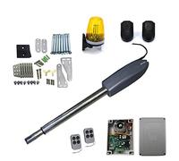 KIT AUTOMAZIONE CANCELLO BATTENTE 2 ANTE MOTORE APRICANCELLO ELETTRICO 24 V 220V (1 Motore Singolo 350 Kg 60W 24 V)