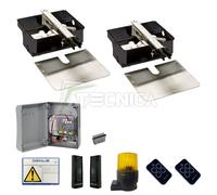 Kit automazione cancello interrato Faac GENIUS KIT ROLLER RC 24V 500 Kg 3,5 m