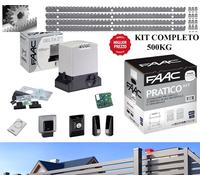 Kit automazione cancello scorrevole FAAC DELTA 2 KIT 740 500 kg 4m cremagliera