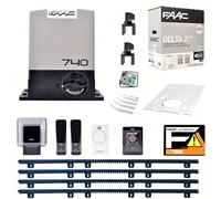 Kit automazione cancello scorrevole FAAC DELTA 2 KIT 740 500kg + 4 m cremagliera