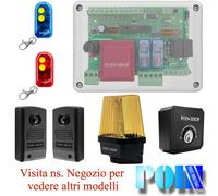 KIT AUTOMAZIONE MOTORE SERRANDA AVVOLGIBILE CON FOTOCELLULA E TELECOMANDI