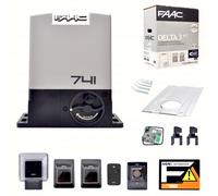 KIT AUTOMAZIONE PER CANCELLI SCORREVOLI 230V DELTA 3 FAAC 105630445 AUTOMATISMI