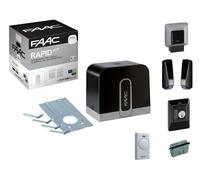 faac kit automazione rapid (ex cyclo) 24v dc 800 kg safe&green 105083fr