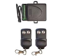 Kit Automazione Universale WEB Ricevitore 433 MHz + 2 Telecomandi - 2 Canali 12-24V AC/DC - Ricevitore + 2 Telecomandi 2 Canali - Compatibile Cancello, Serranda, Luci