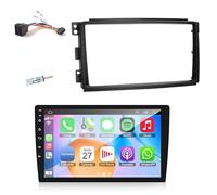 Kit Autoradio 9″ Grande Schermo + Mascherina Adattatore per Smart ForTwo 451 2007-2010 - Touch Screen 2DIN, Bluetooth 5.0, USB, Wireless Apple CarPlay & Android Auto, GPS, Plug & Play