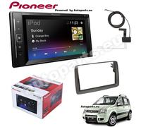 Kit Autoradio Pioneer DMH-A240DAB 2 DIN Bluetooth USB per Fiat Panda dal 2003