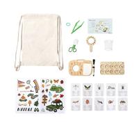 Kit Avventura Per Bambini - Attrezzatura Per Microscopio Per Piante, Kit Educativo Da Esterno Per Studenti Adolescenti, Design Per L'apprendimento Delle Scienze Con Funzione Di Esplorazione Pratica, U