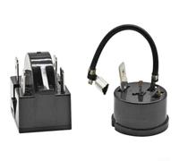 Kit Avviatore per ptc e Protettore per Frigo QP2-15 Kit Avviatore(N) | Tecnologia per ptc avanzata, attivazione efficiente, compatibilità massima, nero , uso domestico