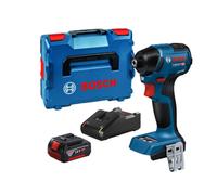 Kit avvitatore a percussione Bosch GDR 18V-220C con una batteria da 5,0 Ah