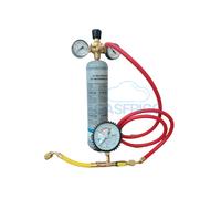 KIT AZOTO PER LAVAGGIO IMPIANTI CLIMA | BOMBOLA 1LT + RIDUTTORE PRESSIONE 10 BAR