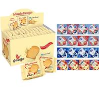 KIT B&B, Grissin Le Fresche Biscottate, Kit 48 Monoporzioni con 80 Creme Spalmabili monodose a scelta, per Hotel e B&B
