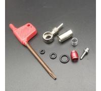 Kit banjo per freno a disco per bici da strada per Sram Level Red HRD per etap S900 - Set di connettori a pinza in acciaio nero rosso argento parti di riparazione ciclismo