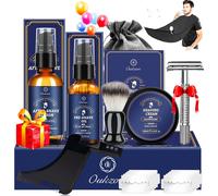Kit Barba per Uomo, Set Regalo Cura Della Barba Completo Professionale per Lui P
