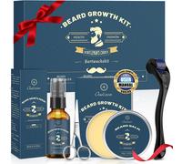 Kit Barba Uomo, Kit Crescita Barba Professionale, Set Regalo Cura Della Barba pe