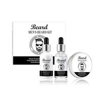 Kit Barba Uomo,Olio Barba,Shampoo Barba,Balsamo Barba,Anti-Crespo,Idratante E Modellante,Regalo Perfetto Per Uomini, Mariti O Padri