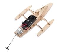 Kit Barca Educativo - Costruzione Legno Durevole Assemblaggio Manuale, Puzzle Diy Creativo Sviluppo Cognitivo, Gioco Imitazione Scientifica Coinvolgente | Divertimento Intelligente per Ragazzi Ragazze