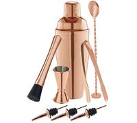 Kit barman 8 pezzi in confezione regalo - aspetto rame