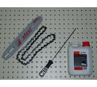 Kit Barra 10" 25cm + Catena 40 M + Lima + Olio Catena Motosega