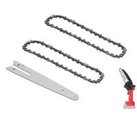 Kit Barra + 2 Catene "6" Ricambio Catena Per Mini Motosega a Batteria Sega Top