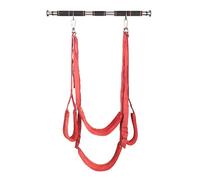 Kit barra altalena per sesso rossa set imbragatura posizioni bondage lucifer