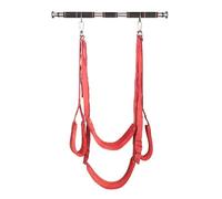 Kit barra altalena rossa set imbragatura posizioni sesso bondagee dildo