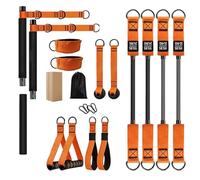 Kit barra di pilates per la casa, attrezzatura per esercizi per palestra, di resistenza regolabile per sport e spalle, collo, taglia gambe