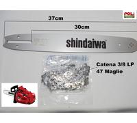 KIT BARRA E CATENA ORIGINALE SHINDAIWA PER MOTOSEGA BARRA 30CM x 47 MAGLIE