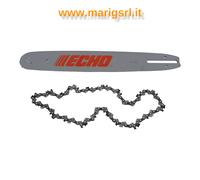 kit barra e catena per motosega originale ECHO 35cm 3/8 1,3 mm52 maglie