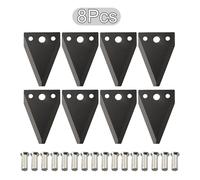 Kit Barra Falce Falce Rasaerba Ricambio Barra Falce Nero 8PCS