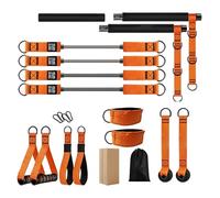 Kit Barra Pilates Per Casa | Attrezzatura per Esercizi di Modellamento Corporeo | Attrezzatura Per Spalle Vita Gambe Ideale Per Casa Palestra Persone Occupate