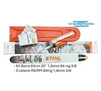 Kit Barra Spragna Stihl Light06 3003 000 5231 63cm+2catene 3/8 1,6mm 3621/3652