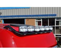 Kit Barra Tetto 63mm Renault Master Larga Alta Acciaio Con LED Jumbo