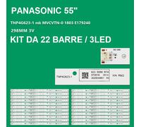 KIT BARRE LED per Panasonic TNP4G623-1 mk MVCVTN-0 1803 E179240 TX-55FX600B