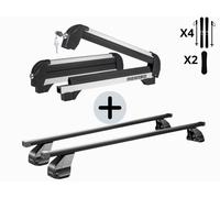 KIT BARRE PORTATUTTO CON PORTASCI 4 SCI 2 SNOW PER BMW SERIE 5 BERLINA (E39) 4P