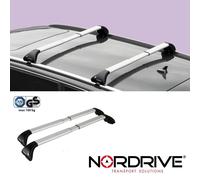 Snap Alu In-Rail, set completo barre portatutto telescopiche in alluminio - L...