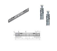 KIT - BARRE REGGIPENSILI Gamma completa + COPPIA ATTACCAGLIE Invisibili TRASER 6 (Per Modulo da 1200mm)