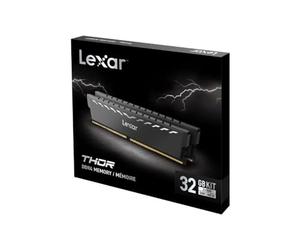 Kit Barrettes mémoire 32Go (2x16Go) DIMM DDR4 Lexar Thor RGB PC4-25600 (3200 MHz) (Nero)
