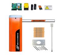 KIT BARRIERA AUTOMATICA 230V INGRESSI ASTA 4 METRI LIMITAZIONE ACCESSI VARCHI