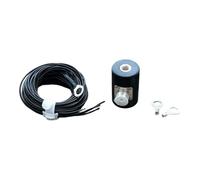 Kit base antenna M10 per radio a onde corte con adattatore SO239 e 5 aste da 6 m (nero + griglia)