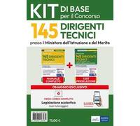 Kit base per il concorso 145 Dirigenti tecnici al Ministero Istruzione. Manuale e test per una preparazione completa. Con software online e videocorso
