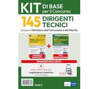 Kit base per il concorso 145 Dirigenti tecnici al Ministero Istruzione. Ma...
