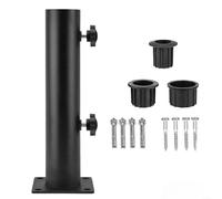 Kit base per ombrelloni da esterno, 8 o 12 pezzi, con tappi e viti, tipo non passante e passante, telaio di supporto resistente alle intemperie (tipo 2)