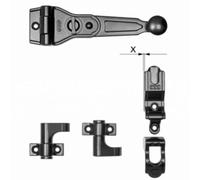KIT BASE SPAGNOLETTA SERRATURA ANTE 1 2 CHIUSURA SICURA FACILE INSTALLAZIONE ACC