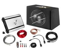 Kit Bassi ESX HPX400 800W Subwoofer Cassa Reflex 30cm + Amplificatore 4 Canali