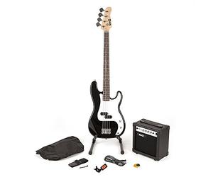 Kit basso RockJam Full-Size con amplificatore, accordatore, supporto e borsa