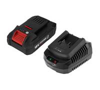Kit batteria 4Ah 18V Li-Ion con caricabatterie compatibile serie Energy+ Graphit