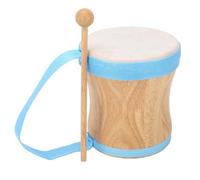 Kit Batteria a Mano, Batteria Conga, Bongo, Piccola e Leggera con Bacchetta per Spettacoli, Feste (BLUE